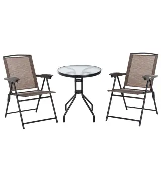 Conjunto Mesa y 2 Sillas