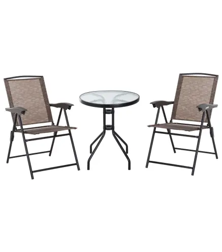 Conjunto Mesa y 2 Sillas