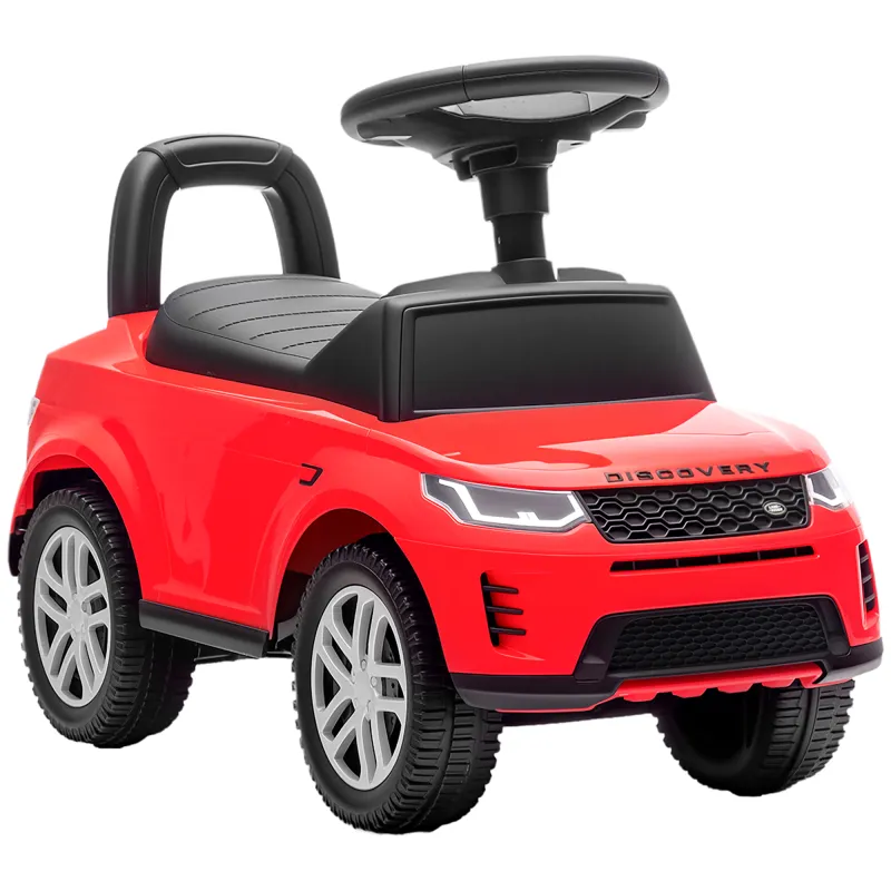 Coche Correpasillos con Licencia de Land Rover para Niños 18-36 Meses con Almacenaje Bocina Sonidos de Motor Rojo
