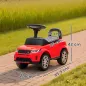 Coche Correpasillos con Licencia de Land Rover para Niños 18-36 Meses con Almacenaje Bocina Sonidos de Motor Rojo
