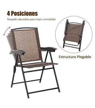 Conjunto Mesa y 2 Sillas