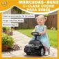 Correpasillos para Niños de 18-36 Meses Mercedes-Benz Clase C con Bocina Sonidos de Motor y Espacio de Almacenaje Negro