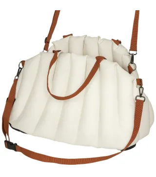 Asiento de Coche para Perros Pequeños de hasta 5 kg con Cinturón de Seguridad Base Antideslizante y Funda Extraíble