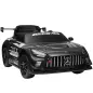Coche Eléctrico para Niños Mercedes-AMG GT3 Evo con Mando a Distancia Motor Doble Ruedas Auxiliares Asa Música Negro Coche Eléctrico para Niños Mercedes-AMG GT3 Evo con Mando a Distancia Motor Doble Ruedas Auxiliares Asa Música Negro