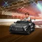 Coche Eléctrico para Niños Mercedes-AMG GT3 Evo con Mando a Distancia Motor Doble Ruedas Auxiliares Asa Música Negro