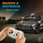 Coche Eléctrico para Niños Mercedes-AMG GT3 Evo con Mando a Distancia Motor Doble Ruedas Auxiliares Asa Música Negro