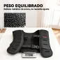 Chaleco Lastrado 5 kg Transpirable con Correas Ajustables y Bandas Reflectantes para Entrenamiento Fuerza Jogging Negro