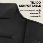 Chaleco Lastrado 8 kg Transpirable con Correas Ajustables y Bandas Reflectantes para Entrenamiento Fuerza Jogging Negro