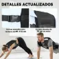 Chaleco Lastrado 8 kg Transpirable con Correas Ajustables y Bandas Reflectantes para Entrenamiento Fuerza Jogging Negro
