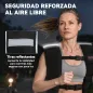 Chaleco Lastrado 8 kg Transpirable con Correas Ajustables y Bandas Reflectantes para Entrenamiento Fuerza Jogging Negro