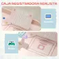 Supermercado Juguete Madera con Caja Registradora Máquina Expendedora 3 Estantes Abiertos 4 Compartimentos Rosa Supermercado Juguete Madera con Caja Registradora Máquina Expendedora 3 Estantes Abiertos 4 Compartimentos Rosa