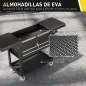 Carro de Herramientas con Ruedas Carro de Taller Móvil con Tapa Deslizante 2 Cajones con Cerradura Bandeja Negro