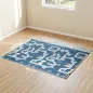 Alfombra Bebé Acolchada Plegable Reversible 202x180,5x1 cm Laterales Abatibles Impermeable Multicolor