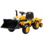 Tractor Eléctrico para Niños con Remolque Desmontable y Pala Batería 12V Motor Doble Control Remoto 2,4G Luces Música Tractor Eléctrico para Niños con Remolque Desmontable y Pala Batería 12V Motor Doble Control Remoto 2,4G Luces Música