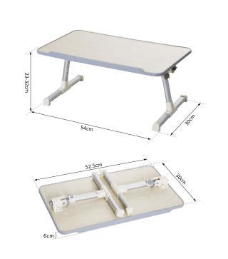 Mesa de Ordenador Ajustable y Plegable