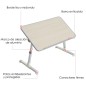 Mesa de Ordenador Ajustable y Plegable Mesa de Ordenador Ajustable y Plegable