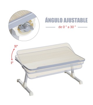 Mesa de Ordenador Ajustable y Plegable