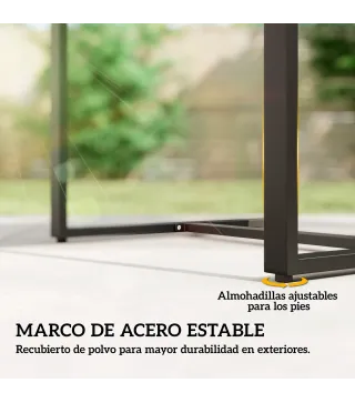 Conjunto de Muebles de Jardín de Ratán Sintético con 2 Sillas con Cojines Extraíbles y Mesa con Tablero de Vidrio Gris