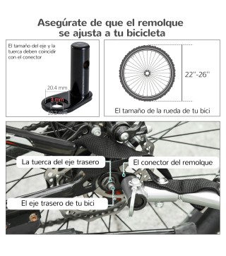 Remolque Bicicleta de Perros