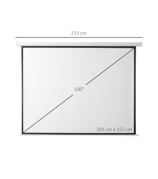Pantalla del Proyector Eléctrica