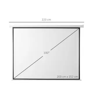 Pantalla del Proyector Eléctrica