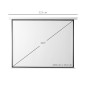 Pantalla del Proyector Eléctrica Pantalla del Proyector Eléctrica