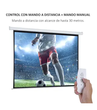 Pantalla del Proyector Eléctrica