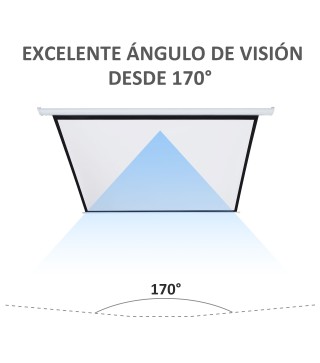 Pantalla del Proyector Eléctrica
