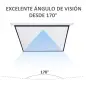 Pantalla Proyector Eléctrica Portátil Universal 100 Pulgadas Pantalla para Proyección Motorizada 4:3 con Control Remoto Cine en
