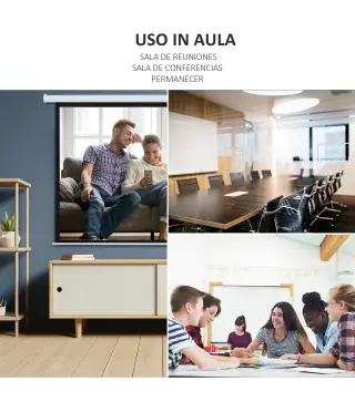 Pantalla del Proyector Eléctrica