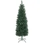 Árbol de Navidad Tipo Lápiz 183 cm con Base Plegable y 479 Ramas para Dormitorio Oficina Verde