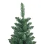 Árbol de Navidad Tipo Lápiz 183 cm con Base Plegable y 479 Ramas para Dormitorio Oficina Verde
