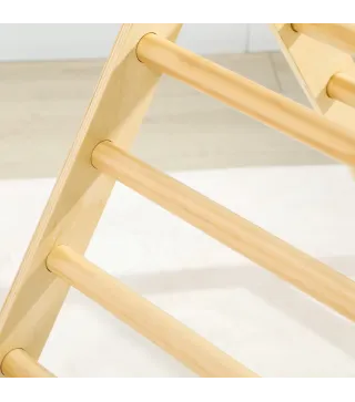 Escalada para Niños de 18-48 Meses para Cultivar Habilidades de Equilibrio y Coordinación 82x66x71 cm Natural