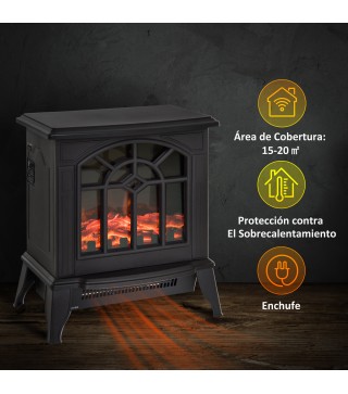 Chimenea Eléctrica de Pie