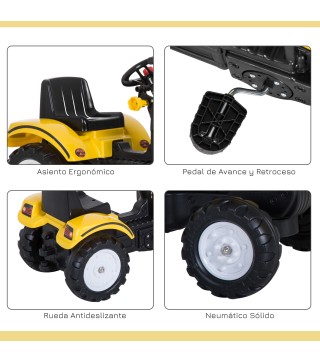 Tractor Pedal Excavadora