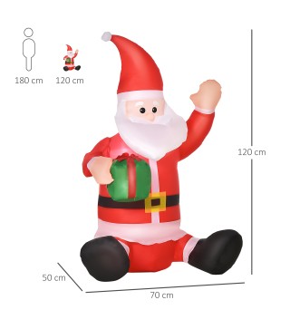 Papá Noel Hinchable