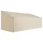 Funda Biege Impermeable para Banco 3 Plazas 218x111x101 cm Cubierta para Sofá o Mueble de Jardín