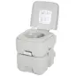 Inodoro Portátil Químico Baño Móvil WC 20L con Extraíble Tanque de Aguas Residuales y Tanque de Agua para Camping Viaje Ancianos Inodoro Portátil Químico Baño Móvil WC 20L con Extraíble Tanque de Aguas Residuales y Tanque de Agua para Camping Viaje Ancianos