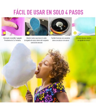 Máquina de Algodón de Azúcar Eléctrica