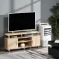 Mesa para TV para Televisores de hasta 55 Pulgadas con 2 Puertas y 2 Estantes para Dormitorio 120x39,5x52 cm Roble Mesa para TV para Televisores de hasta 55 Pulgadas con 2 Puertas y 2 Estantes para Dormitorio 120x39,5x52 cm Roble
