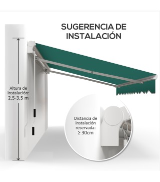 Toldo Manual Plegable