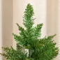 Árbol de Navidad Artificial Pequeño de 60 cm Altura con 70 Ramas Base de Tela Mini Árbol Navideño Realista para Interior