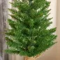 Árbol de Navidad Artificial Pequeño de 60 cm Altura con 70 Ramas Base de Tela Mini Árbol Navideño Realista para Interior