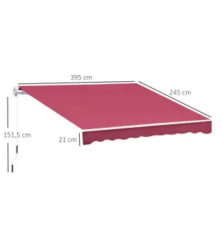 Toldo Manual Plegable