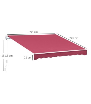 Toldo Manual Plegable