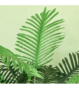 Planta Artificial Decorativa 160 cm Palmera Artificial con Maceta y Hojas para Interior Verde