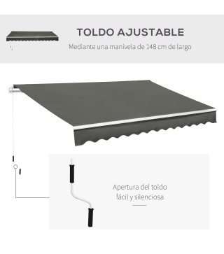 Toldo Manual Plegable