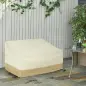 Funda Protectora para Banco 2-3 Plaza Cubierta de Muebles Impermeable Exterior Jardín Protección contra Lluvia y Sol 152x87x59/7