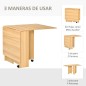 Mesa Plegable con Ruedas Mesa Plegable con Ruedas