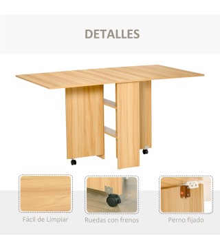 Mesa Plegable con Ruedas